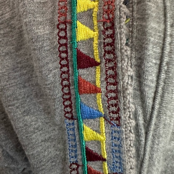 Spense Gray Sleeveless Jumpsuit with Embellished Trim (653) - Picture 8 of 10